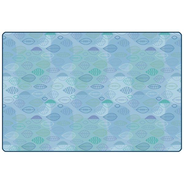 Wall-To-Wall 4 x 6 ft. Rectangle Peaceful Spaces Leaf Rug WA2547382